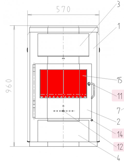 Haas+Sohn Stockholm 152.15 Sichtscheibe