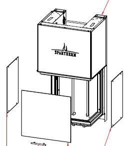 Spartherm Arte 3RL-60h Sichtscheibe links