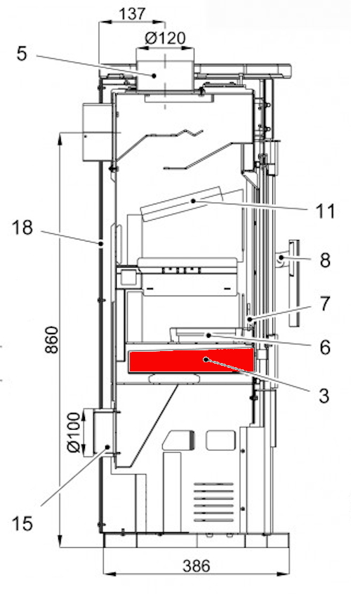 Haas+Sohn Javus II 204.14 Aschekasten