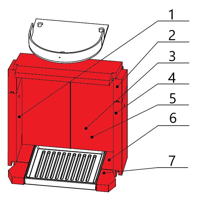 Novaline Arena Feuerraumauskleidung