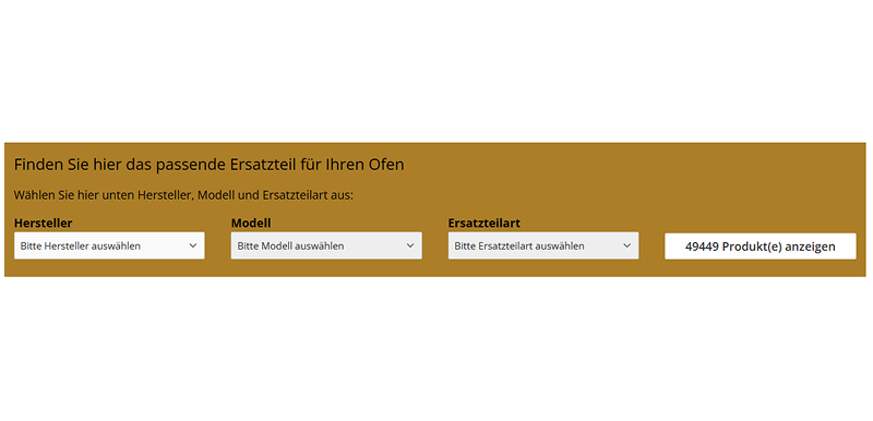 Unser Ersatzteil-Finder