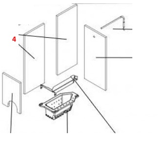 Haas+Sohn HSP 8 Home 445.08 Rückwandstein Vermiculitestein